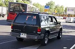 Ford Explorer, achteraanzicht