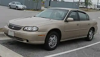 Een Chevrolet Malibu uit 1997