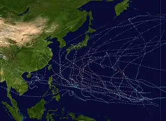 Overzichtskaart van het seizoen