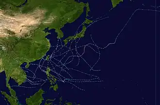 Overzichtskaart van het seizoen