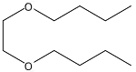 Structuurformule van dibutylglycol