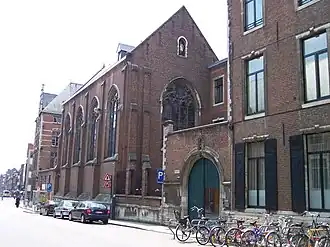 Naamsestraat ter hoogte van het Amerikaans College