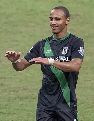 Odemwingie namens Stoke City in 2015