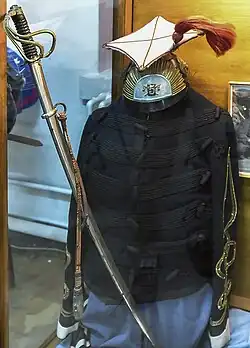 Uniform van een 1e luitenant van het 5e regiment Lansiers