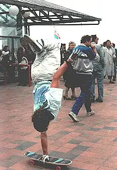 Handstand, Hans Smit, Scheveningen