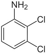 Structuurformule van 2,3-dichlooraniline