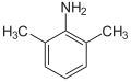 Structuurformule van 2,6-xylidine