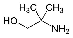 Structuurformule van isobutanolamine