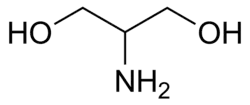 Structuurformule van 2-amino-1,3-propaandiol