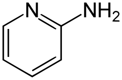 Structuurformule van 2-aminopyridine
