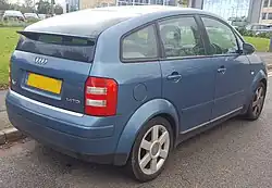 Achterkant 2001 1.4 TDI model