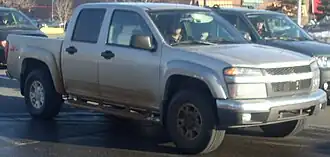 Een Chevrolet Colorado uit 2004