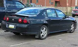 Een Chevrolet Impala uit 2004