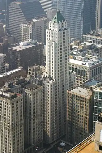 Het Pittsfield Building gezien vanuit het noordoosten