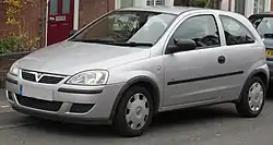 Na facelift Vauxhall Corsa