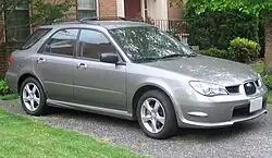Subaru Impreza, vooraanzicht