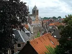 De wijk vanaf de Burcht
