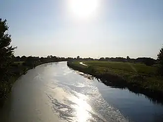 De Hoogeveense Vaart bij Meppel