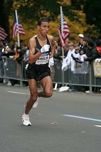 Tijdens New York City Marathon 2007