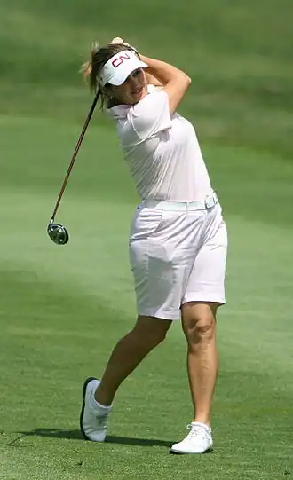 Kane op het LPGA Championship, in 2007