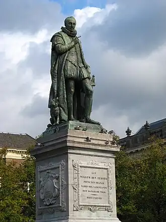 Standbeelden van Willem van Oranje in Den Haag