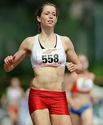 Tijdens NK junioren 2008