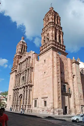 Kathedraal van Zacatecas in 2008