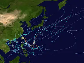 Overzichtskaart van het seizoen