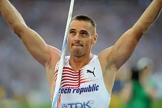 Tijdens het WK 2009 in Berlijn.