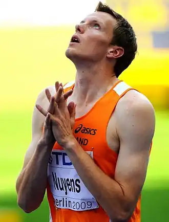 Tijdens WK 2009 in Berlijn