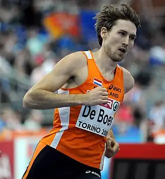 Tijdens EK Indoor 2009