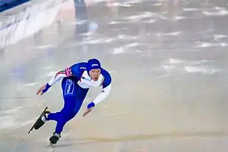 Ermanno Ioriatti tijdens de WK afstanden 2009