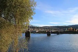 Brug over de Drammenselva naar Mjøndalen