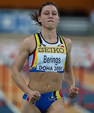 Tijdens het WK indoor 2010 in Doha