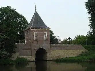 Oude Gouwsboom aan de landzijde
