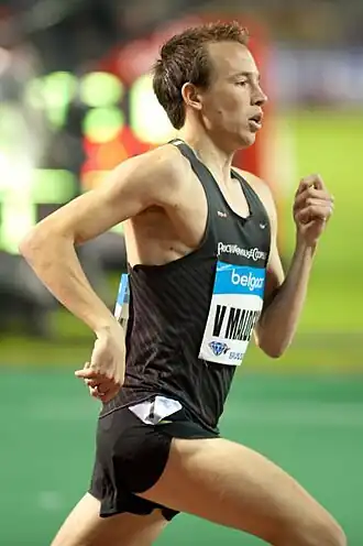 Tijdens de Memorial van Damme 2010