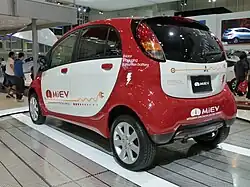 Mitsubishi i MiEV achterzijde