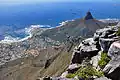 Leeuwenkop en Camps Bay, gezien vanaf de Tafelberg.