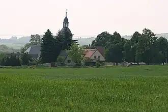 Blk op het dorp vanuit het noorden