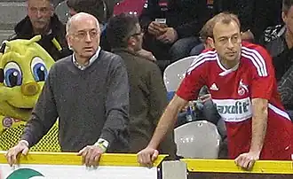 Cullmann (links) met zijn zoon Carsten