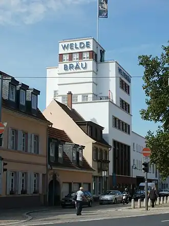 Het Sudhaus van de oude brouwerij in Schwetzingen