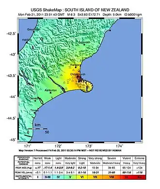 Aardbeving Christchurch 2011