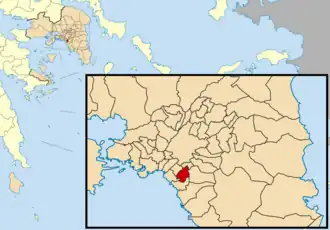 Kaart van Agios Dimitrios