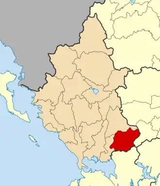 Kaart van Georgios Karaïskakis