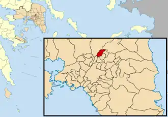 Kaart van Metamorfosi