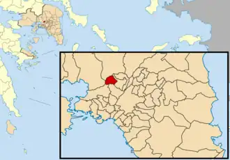 Kaart van Petroupoli