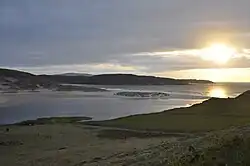 De Naver, Torrisdale Bay en de Atlantische Oceaan