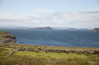 Uitzicht op een deel van de Summer Isles vanaf Achiltibuie