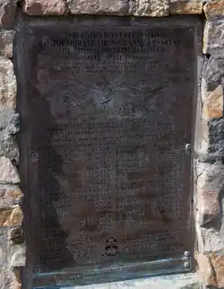 Gedenkplaat bij Loch Cairnbawn voor het 12e onderzeebootflottielje