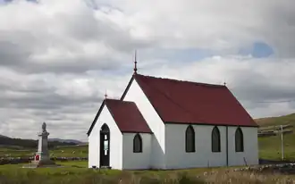 De 19e-eeuwse kerk in Syre